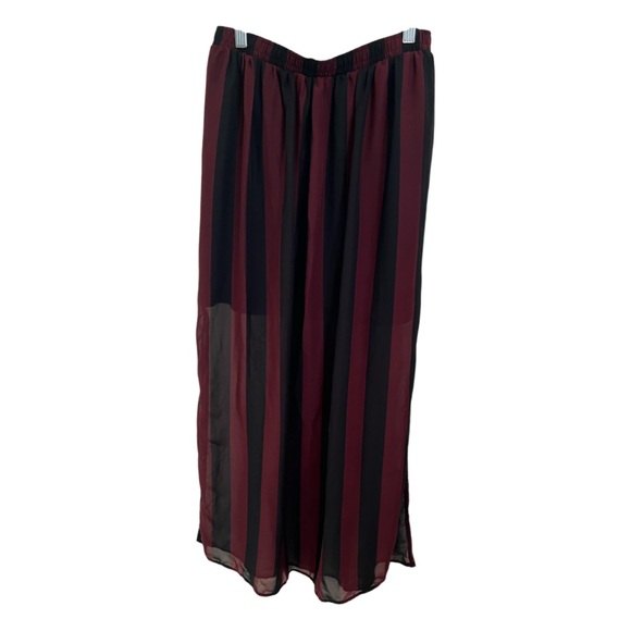 Forever 21 chiffon Maxi side slits skirt 💙3/$30💙 - Picture 2 of 7